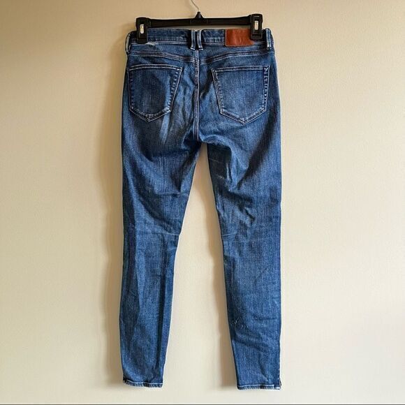 Madewell Skinny Skinny Ankle Zip Jeans Sky Wash Size 25‎ - Picture 5 of 8
